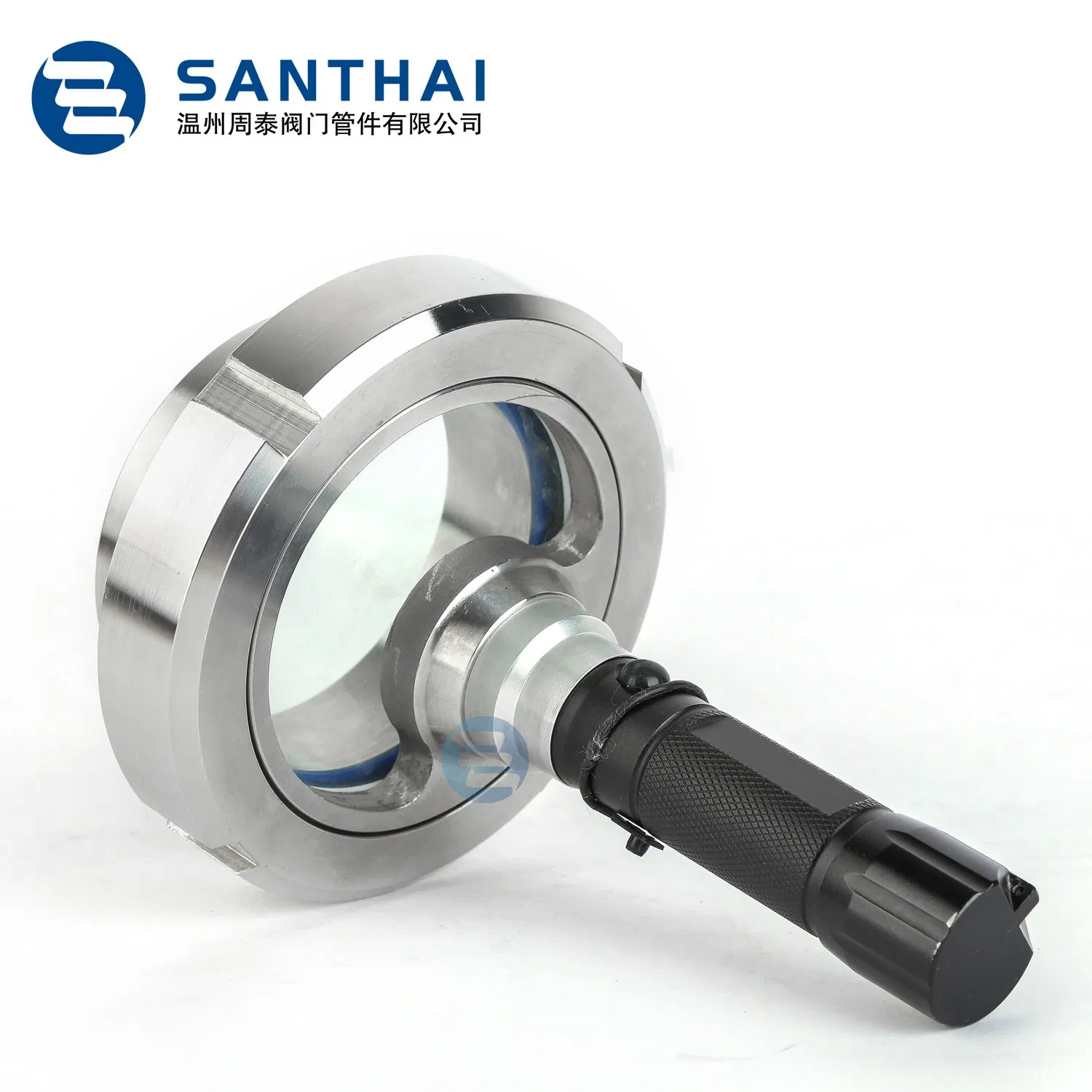 Stainless Steel SS304/316L Union Type Sight Glass Featuring CNC Machining