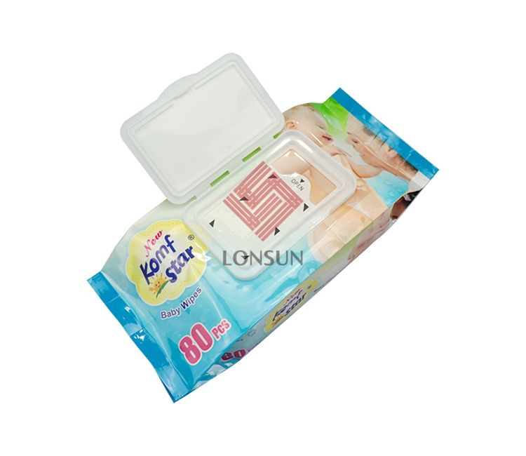 China Manufacturer Customized Logo 80PCS Baby Wipes for Sensitive Skin