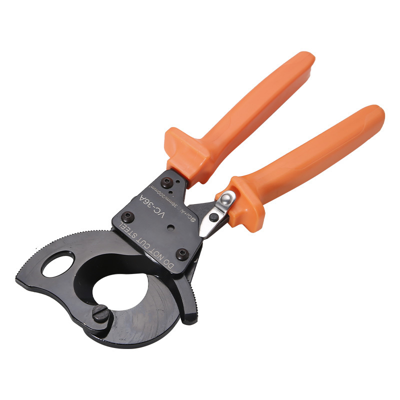 Vc-36A 36-300mm2 Carbon Steel Orange Wire Pliers Terminal Crimping Tool Cable Cutter for Tubular Terminal