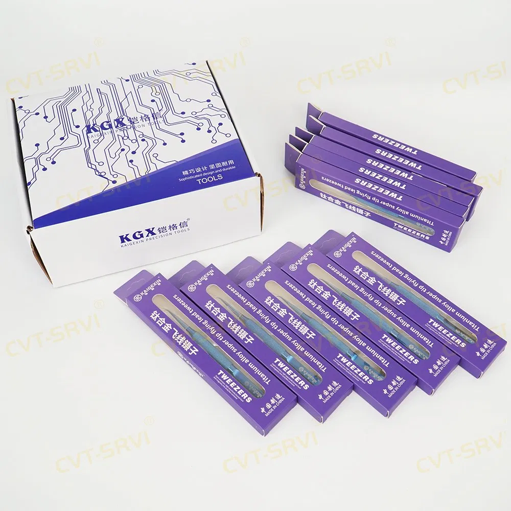 Титановые пинцеты Kaigexin для ремонта телефонов, 0.15мм