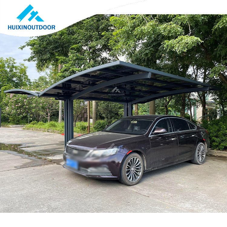 Conservatory Waterproof Conpy Outdoor Motorized Carport Pergola with Canopy Garden Waterproof Pergola Carport