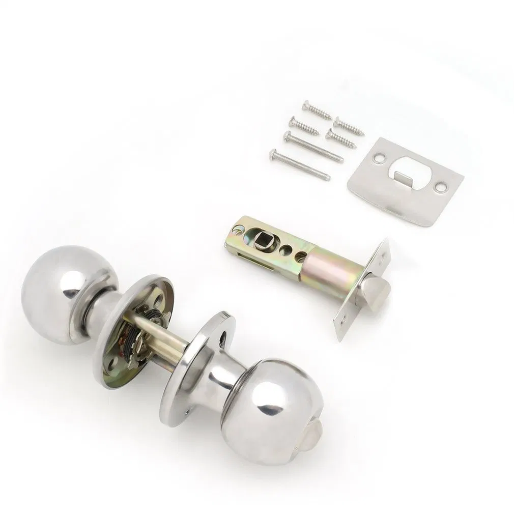 Safe Double Furniture Ball Cylindrical Knob Door Lock