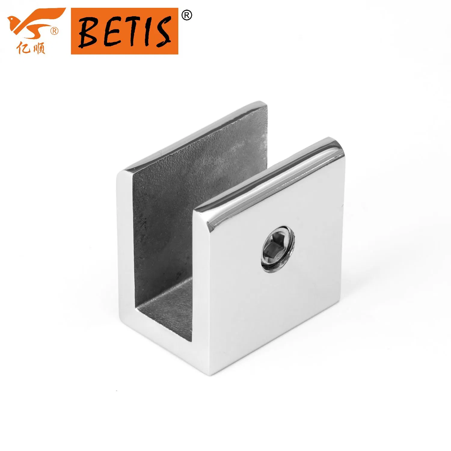 Factory-Price High-Quality Shower Enclosure Stainless-Steel Square Wall-Mount Clamp Bracket