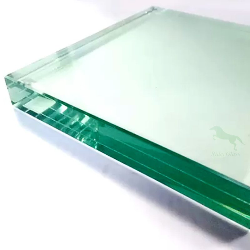 Colored 10.10.2 Clear 10.38mm PVB Laminated Glass