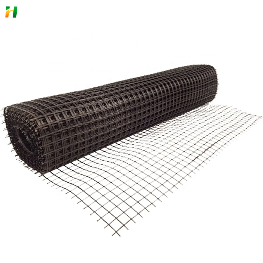China Manufacturer 100kn Fiberglass/Plastic Geogrid for Asphalt Pavement Reinforcement