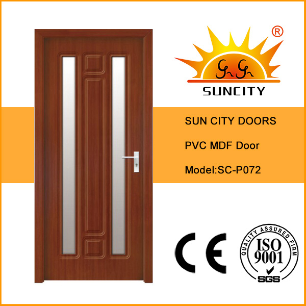 Scratch-Resistant White Colour Wood Plastic Composite WPC PVC Door