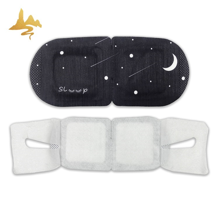 Free Sample Chinese Herbal Extract Hot Compress Steam Eye Mask for Girls