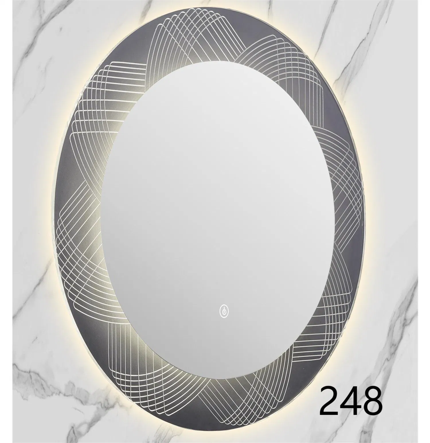 Modern Style Wholesale Decorative LED Mirror with Acrylic Frame