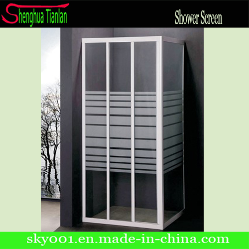 3 Panel Sliding Shower Tempered/ Toughen Glasses