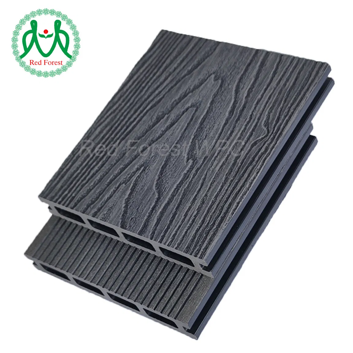 Экологичный WPC-декинг для улицы, 3D-тиснение, водостойкий