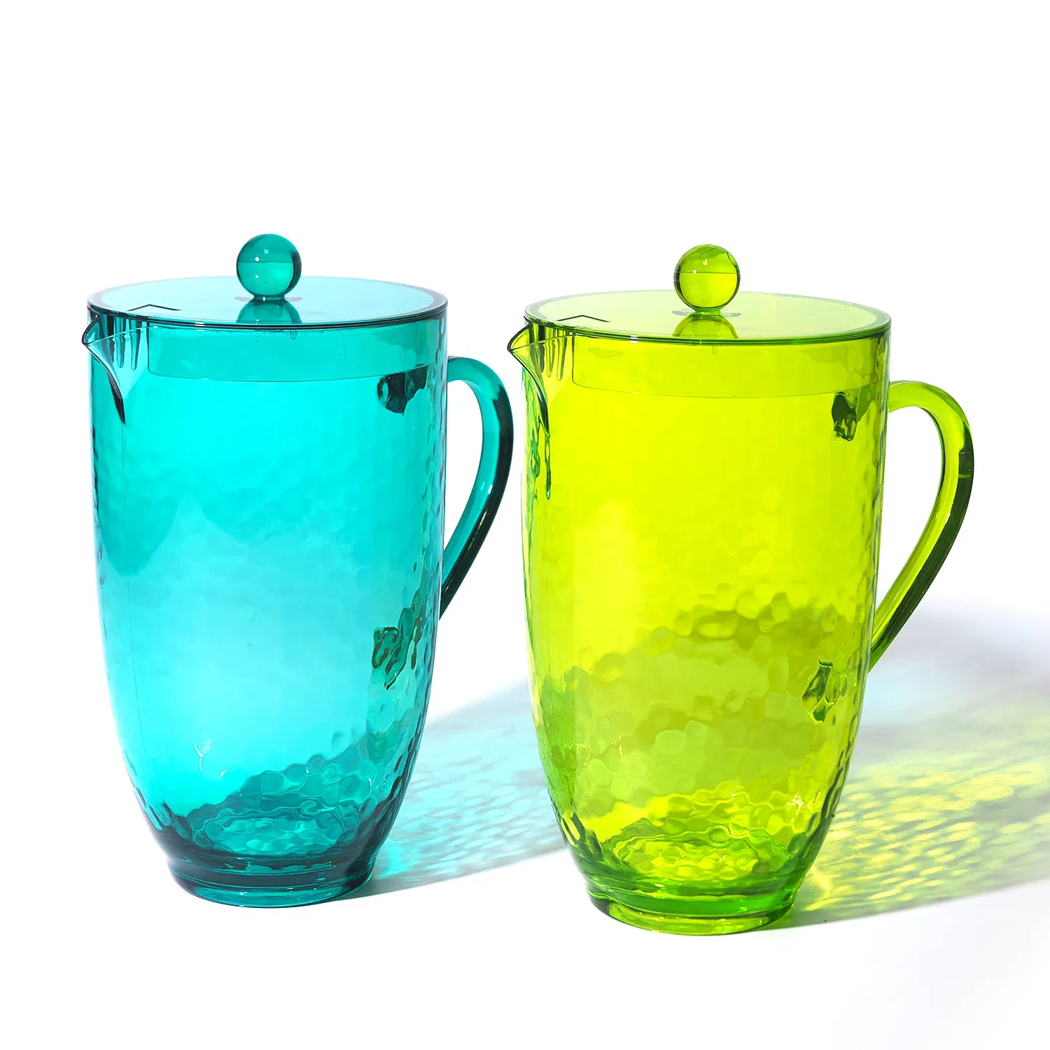 Durable Ripple Water Container Tableware 2.7L Plastic Kettle Jug