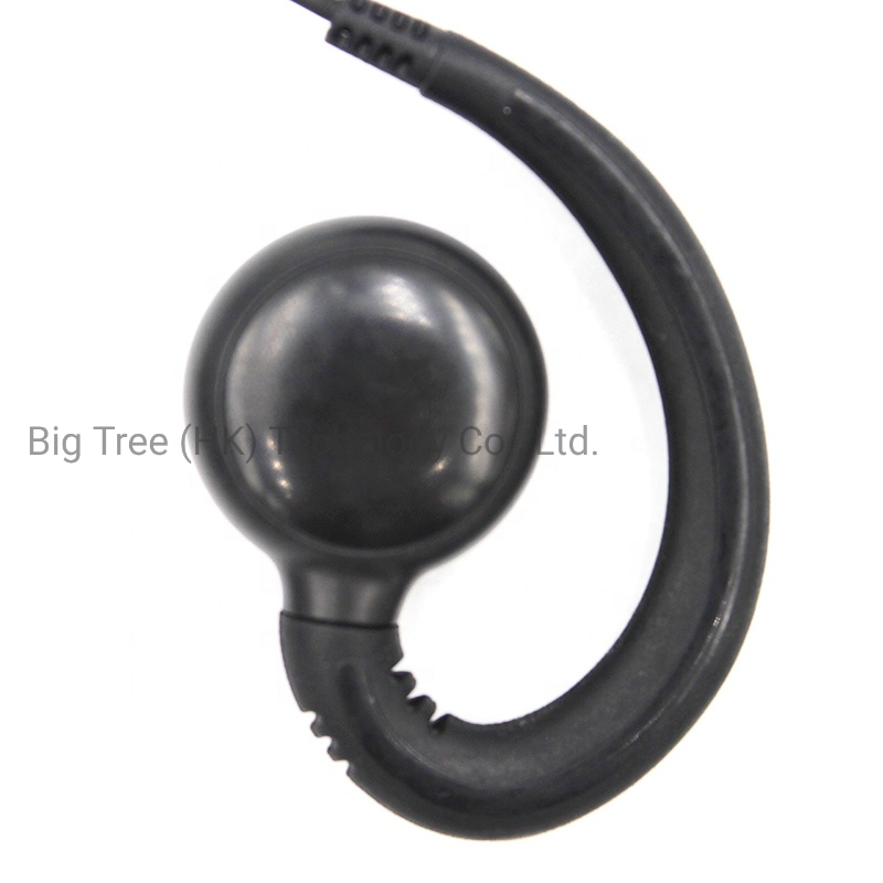 Walkie Talkie C Hook Ptt Earphone with Mic for Motorola Radio