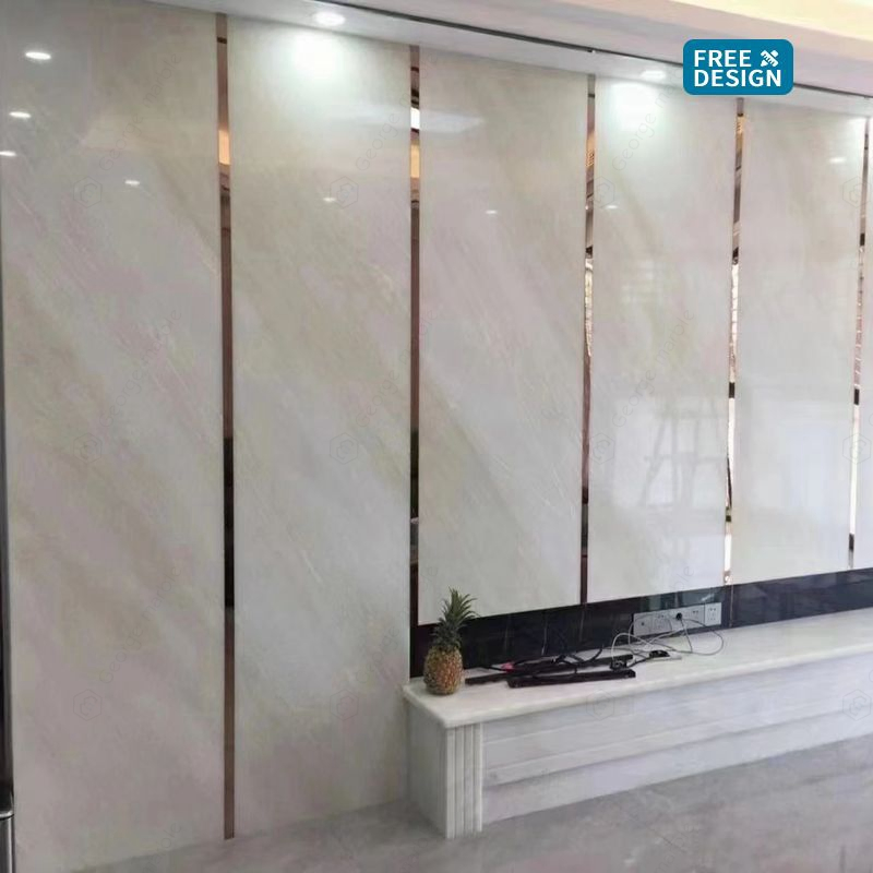 New Slab Custo Custom Size Natural Stone White Tiles Green Marble Quartz