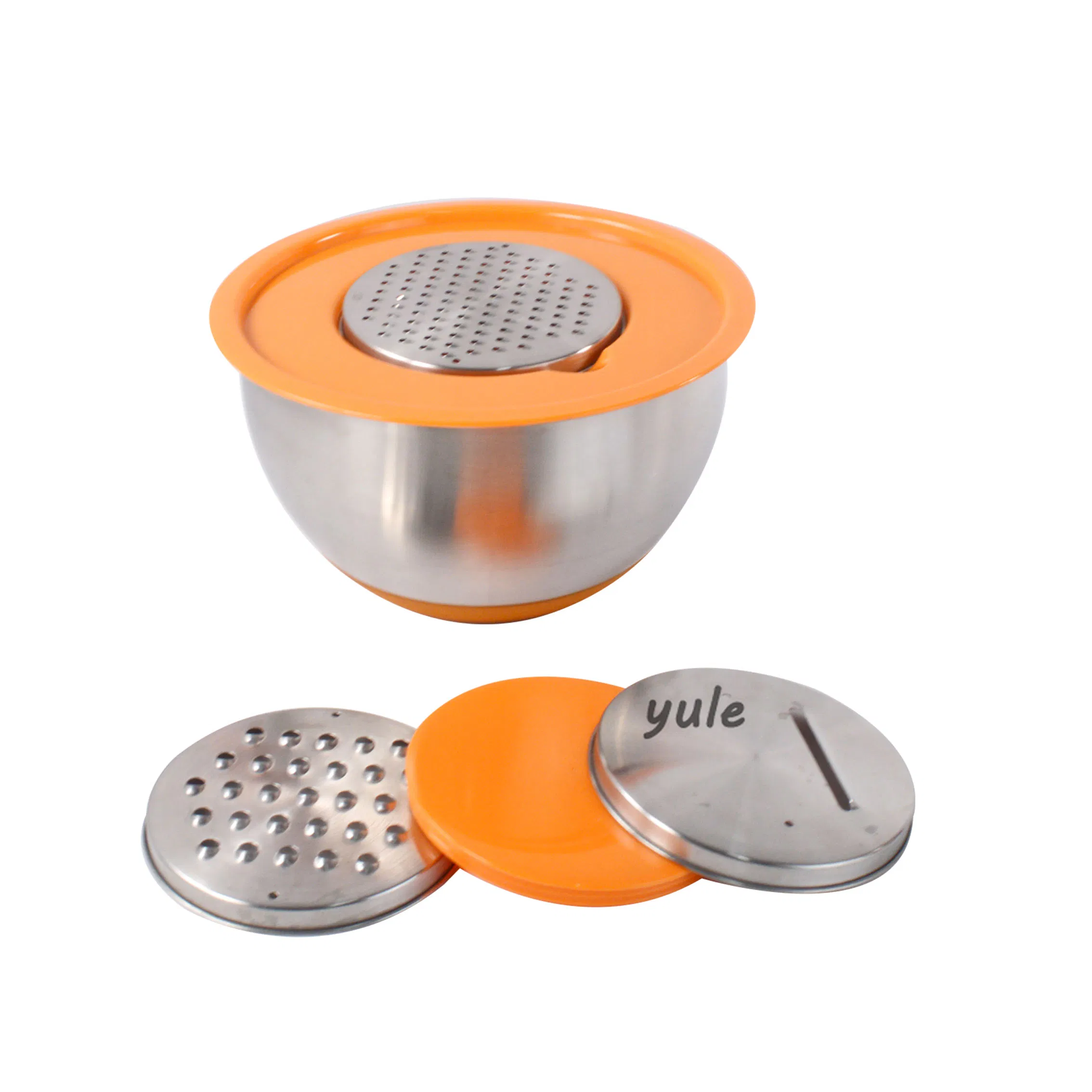Hot Sale Stainless Steel Salad Bowl with PE Lids