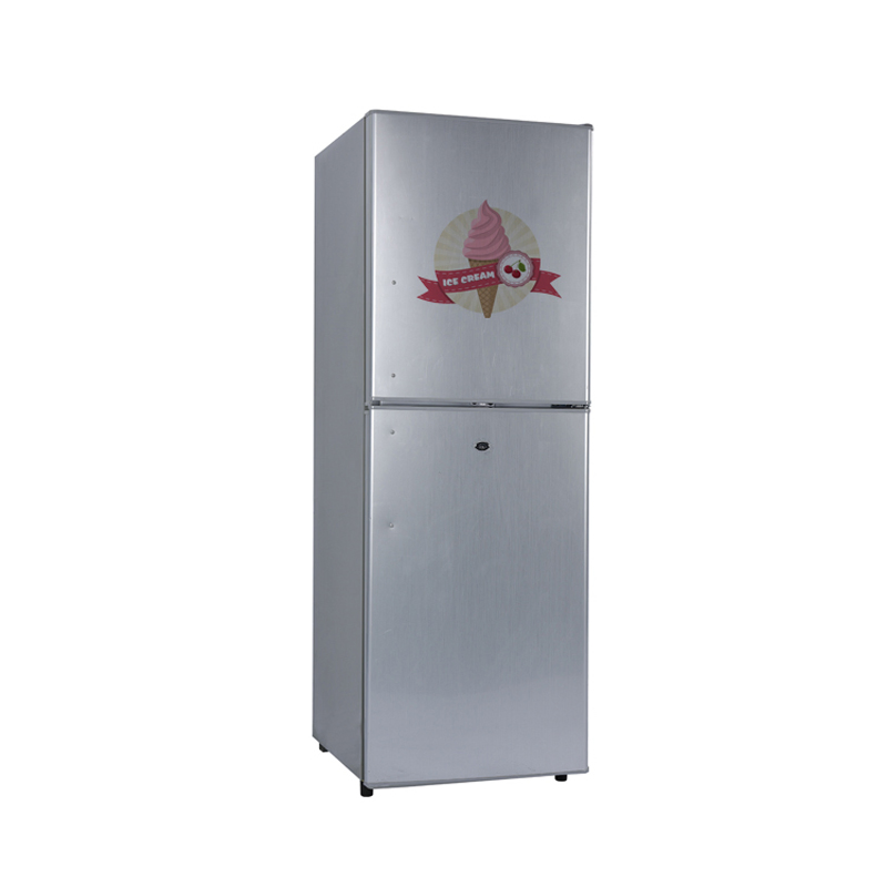 Bcd-198 DC 12V Top Freezer Upright Fridge Solar Refrigerator