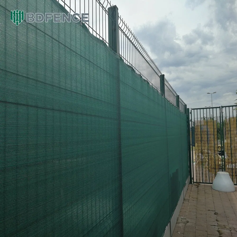 Ecofriendly Fence Solutions PVC Coated 3D Curved Welded Wire Mesh Fence