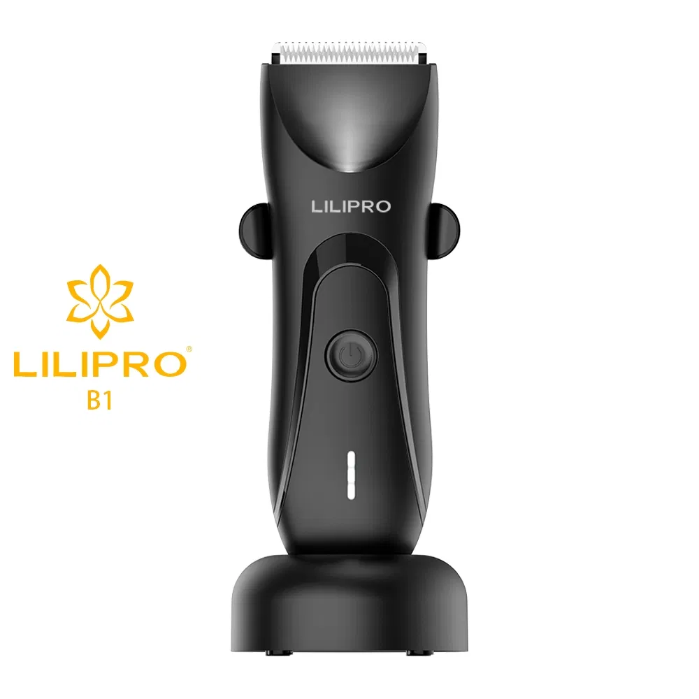 Lilipro B1 Moisture-Proof Ball Trimmer Having Light & Ceramic-Coated Blade Body Stylist for Pubic/Body/Groin Care Electric Shaving Devices