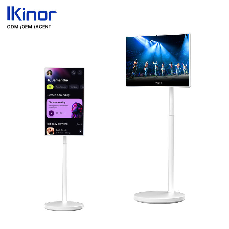 Floor Standing 21.5-Inch Touch Display Smart TV for Work and Play