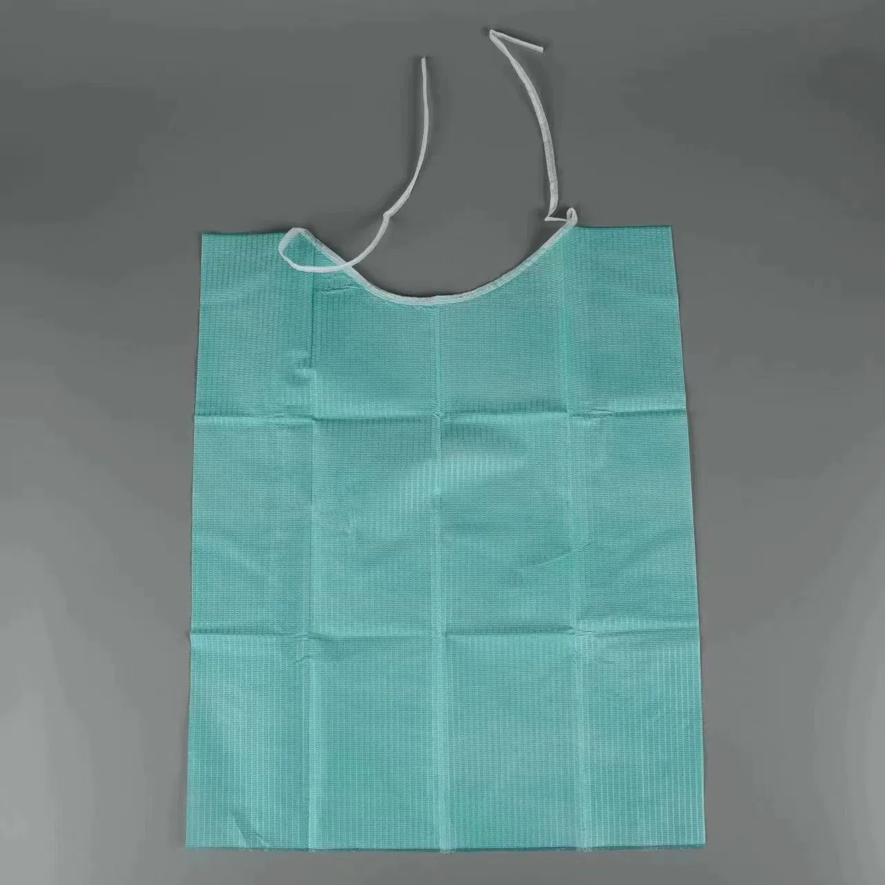 Factory Supply Disposable PE Film Coated Paper Waterproof Dental Bibs