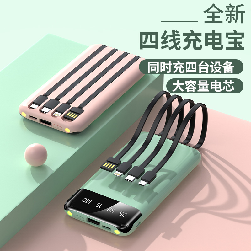 Портативный Power Bank 20000 мАч с быстрой зарядкой