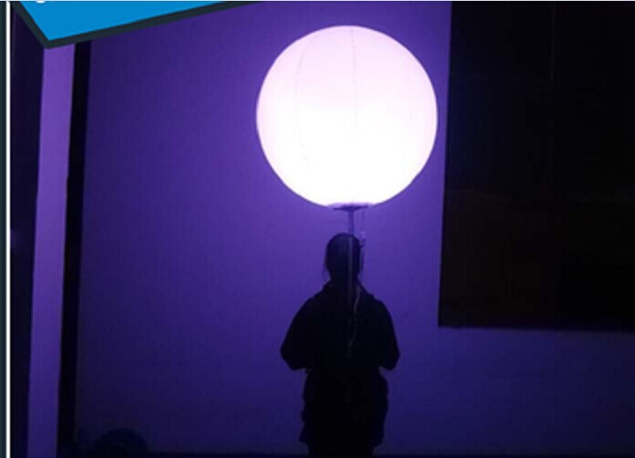 Advertising Inflatable LED Lighting Backpack Balloon Inflatable Backpack Ball for Parade