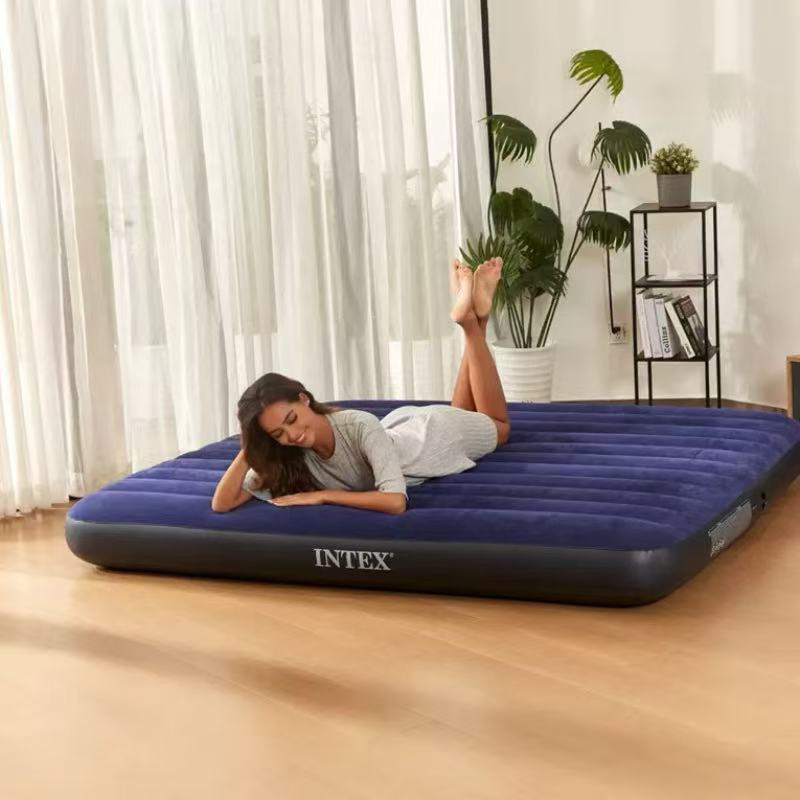 Factory Wholesale Folding Thickened Flocking Mattress Household Inflatable Mattresses