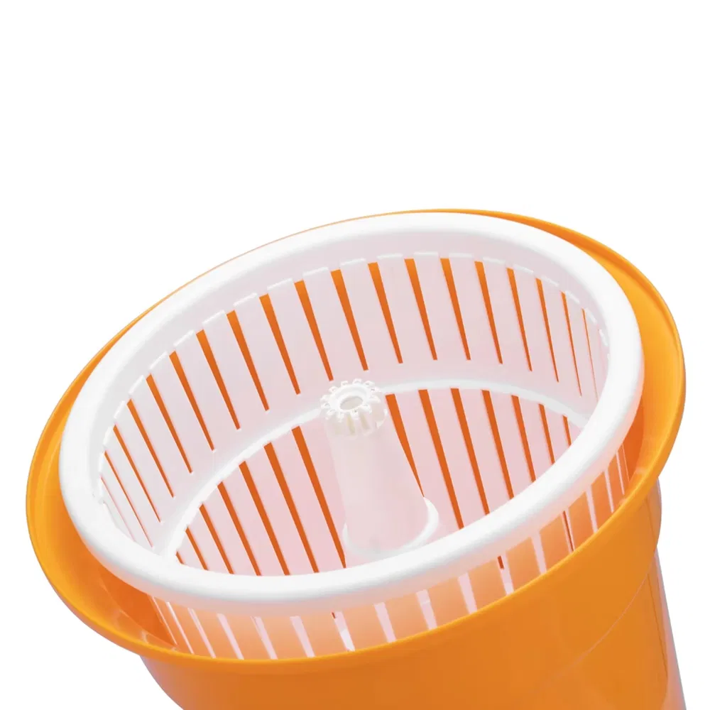 25L/5 Gallons Commercial Salad Spinner Large Manual Lettuce Dryer Plastic Vegetable Dryer