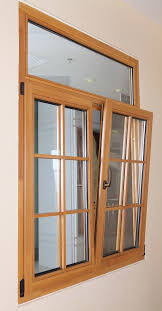  Solid Wood Window Customized Color Wooden Casement Window