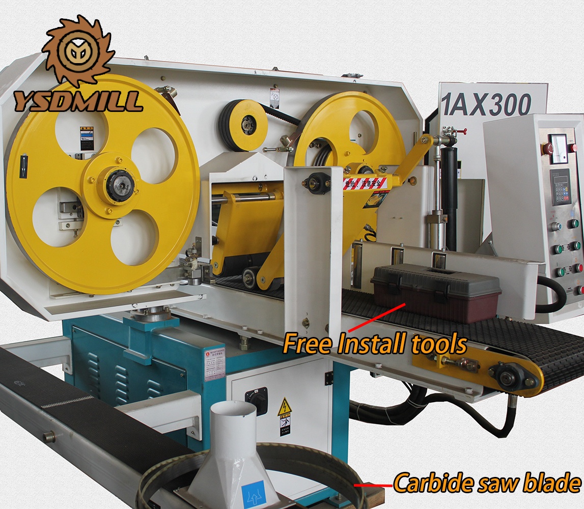 Станок ленточнопильный горизонтальный по дереву MJ3971-300