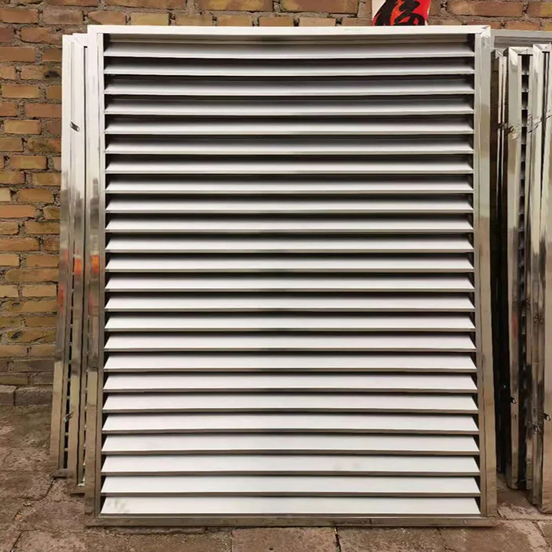 Adjustable Blade Casement Window Louvers Electric Louvered Pergola Extruded Aluminum Louvers