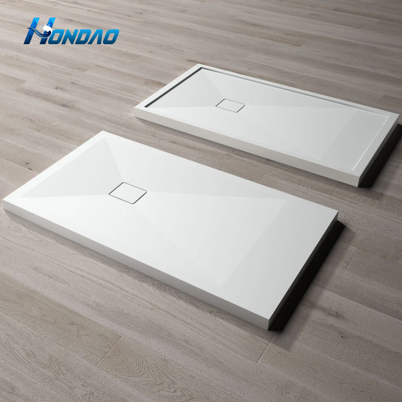 Hot Selling Seamless Solid Surface Shower Tray Shower Bases for Bathroom