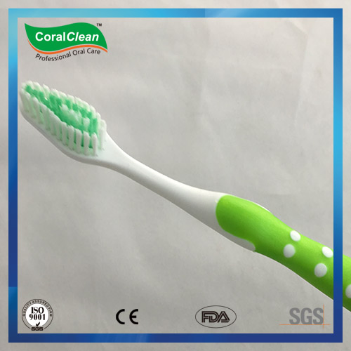 Simple Design Adult Toothbrush with Nylon Filamens