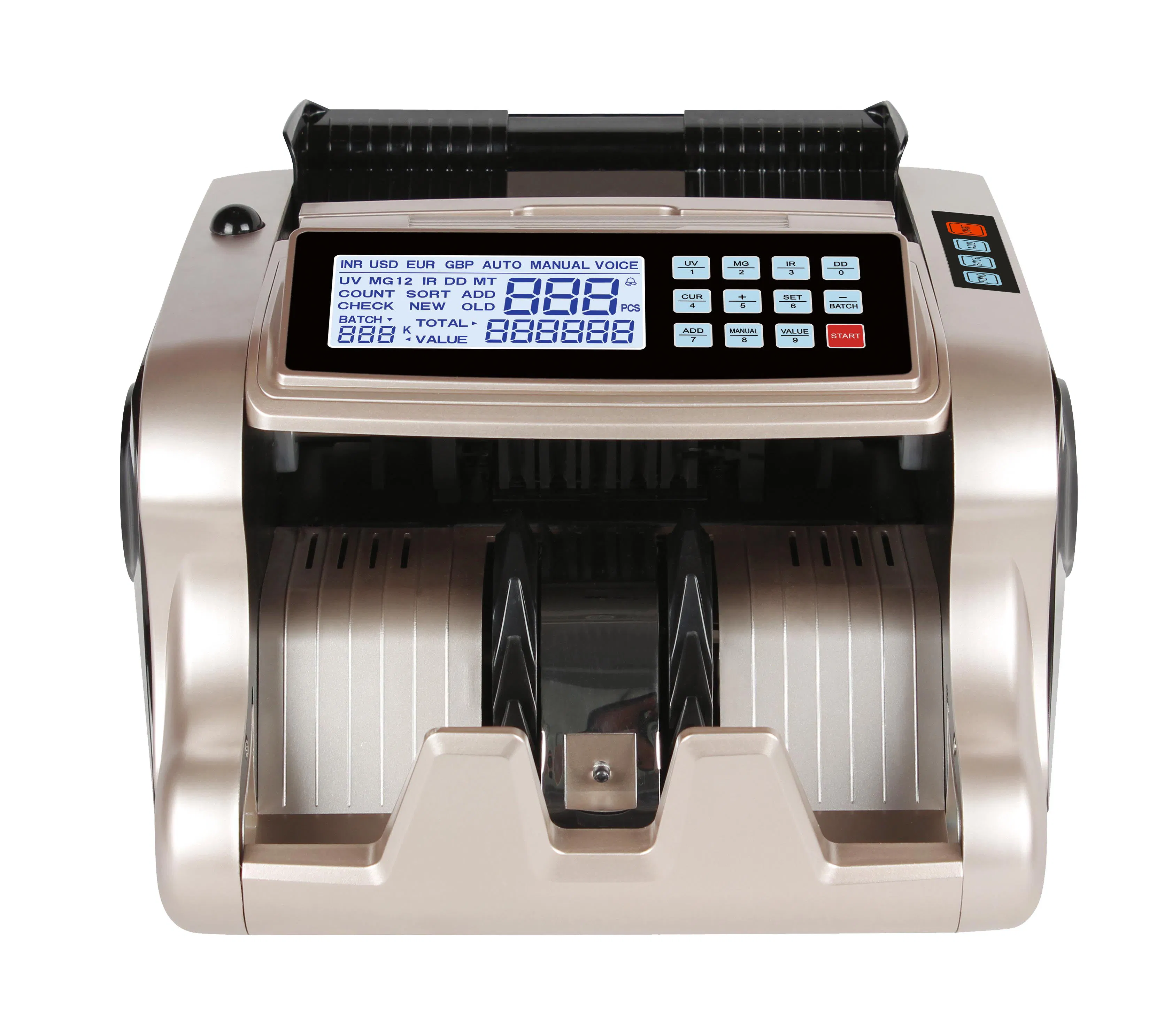 Al-6600 Bill Counterfeit Detector De Billetes Money Counter Machine