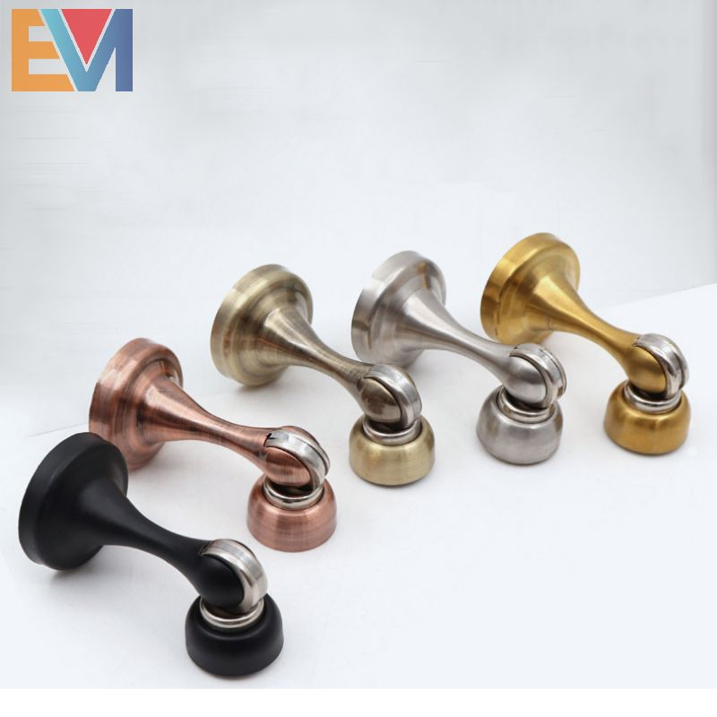 Modern Style Black Magnetic Easy Installation Magnetic Door Stopper