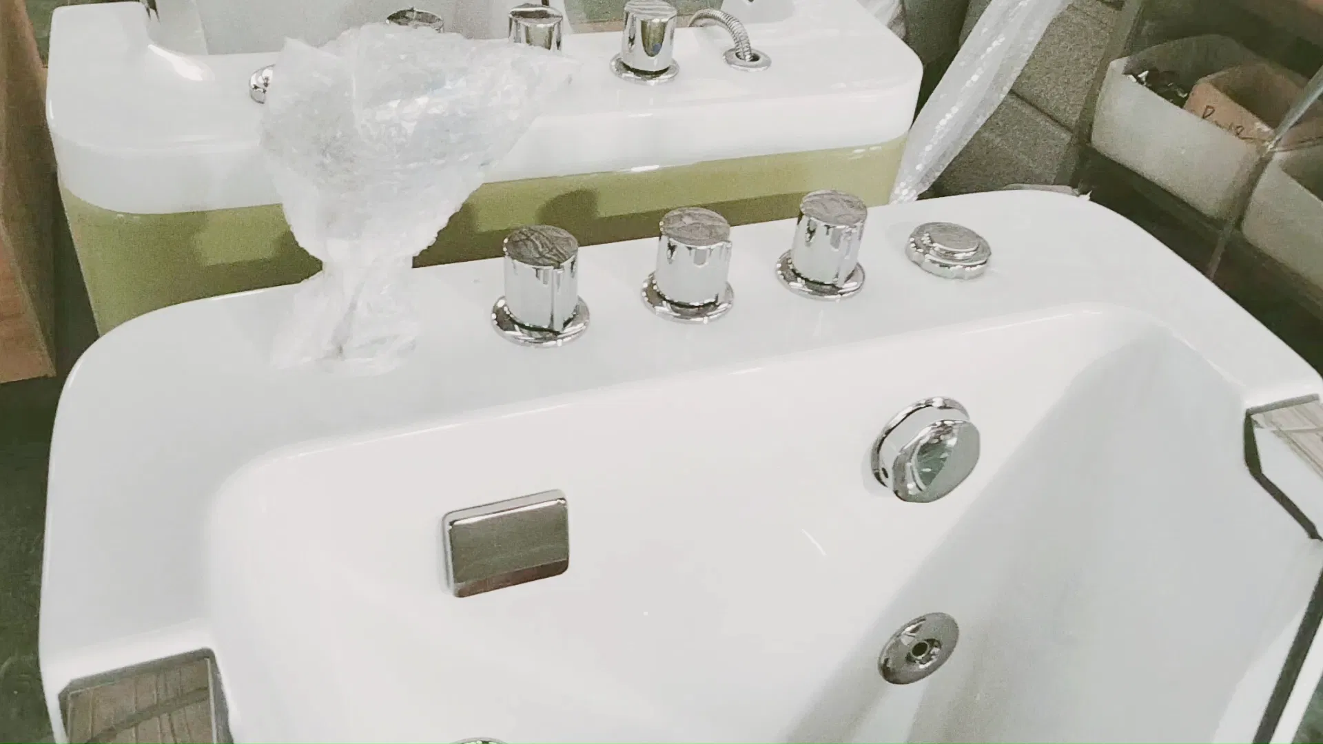 Детская ванночка оранжевая акриловая