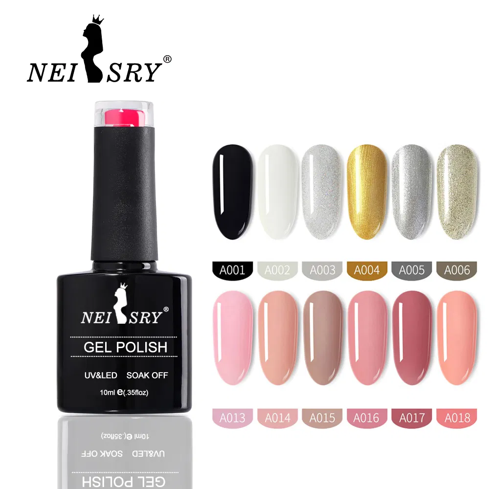 Neissry Color Gel Hema Free Pearl Gel Polish UV/LED Color Gel Polish for Free Design & Variety of Bottle Choice