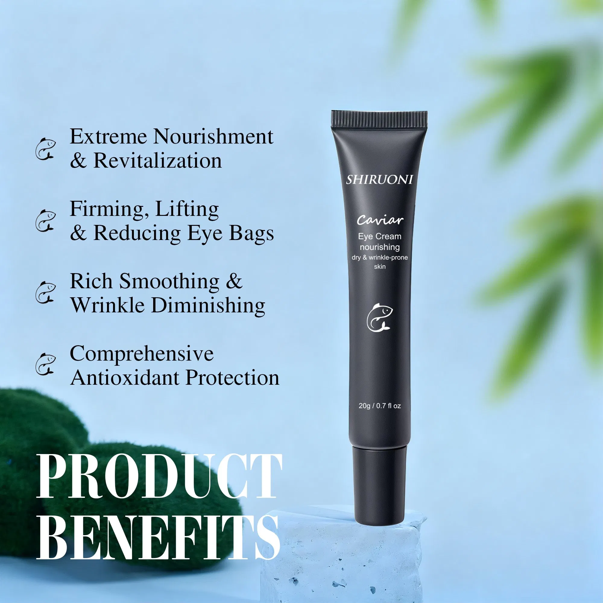 Wholesale Nourishing Moisturizing Lifting Firming Anti-Aging Caviar Eye Cream for Skin Care
