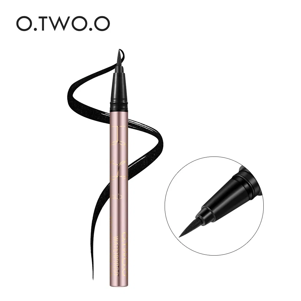 EL02o. Two.: . O New Eyeliner Pen Durable Water-Proof Instant Dry a Hot-Selling Eyeliner Shaped Pen Have Stock