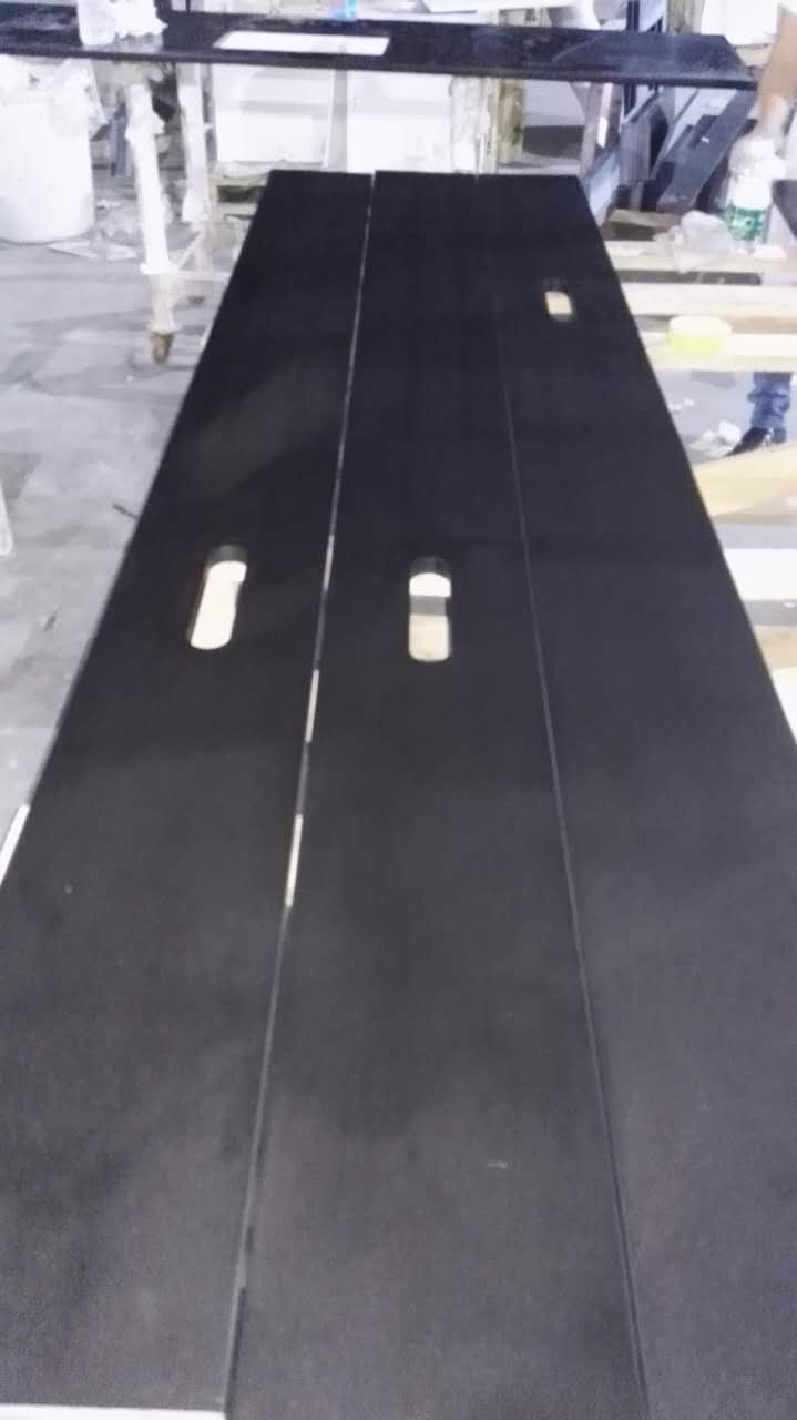 Pure Black Quartz -P002-Vanity Top