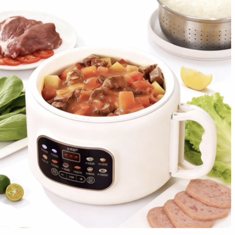 3L Low Sugar Ceramic Inner Pot Rice Cooker 4-5 People Reservation