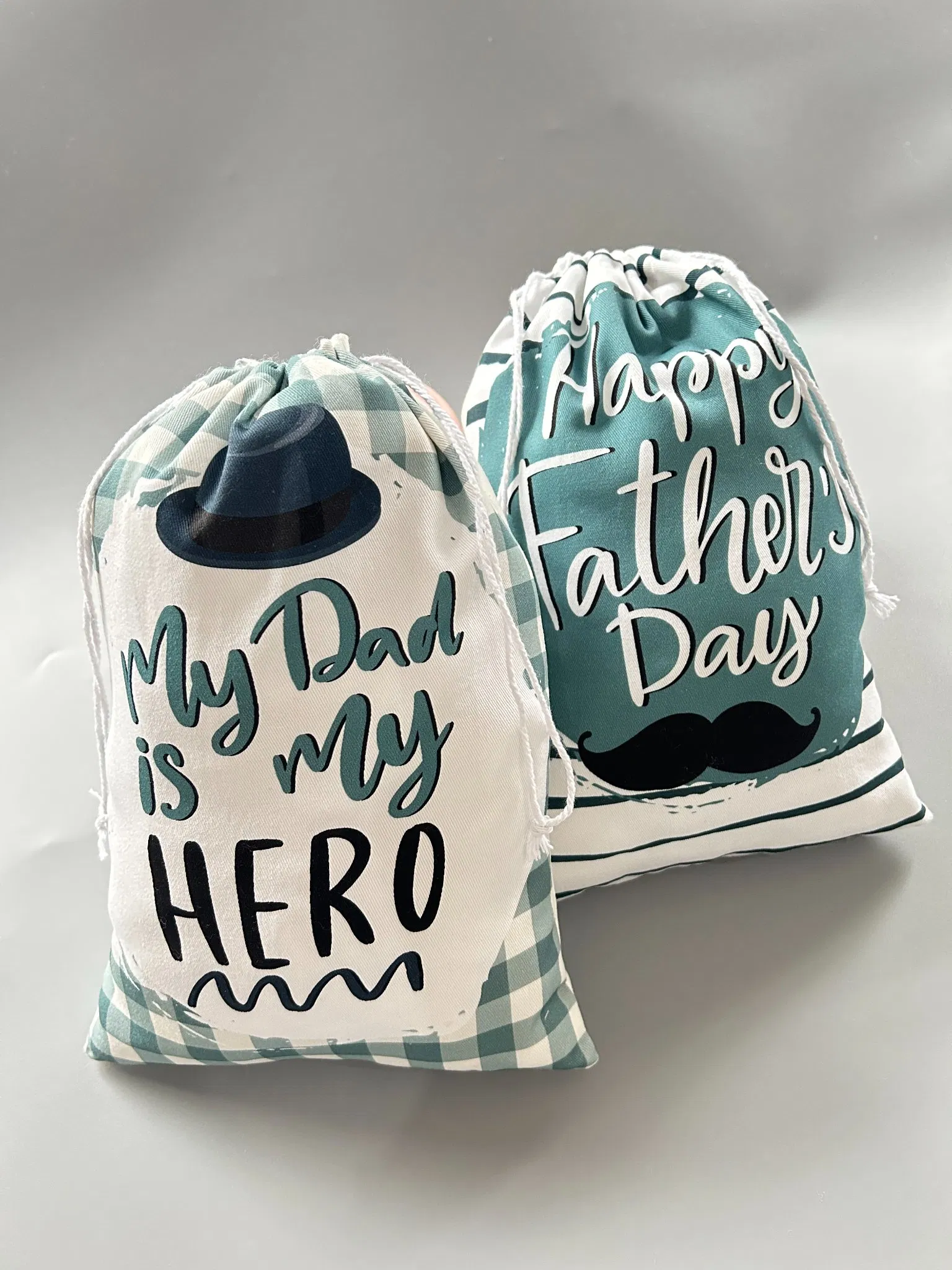 Custom Digital Print or Screen Print Drawstring Bag Gift Bag