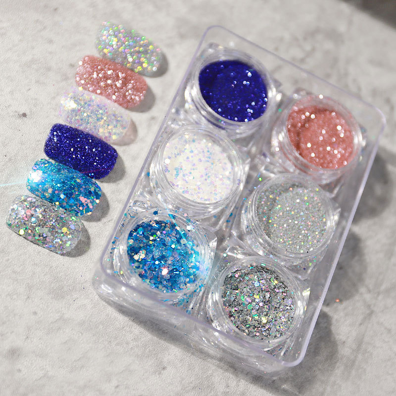Nail Art Magic Mix Combination Powder Decoration Nail Glitter