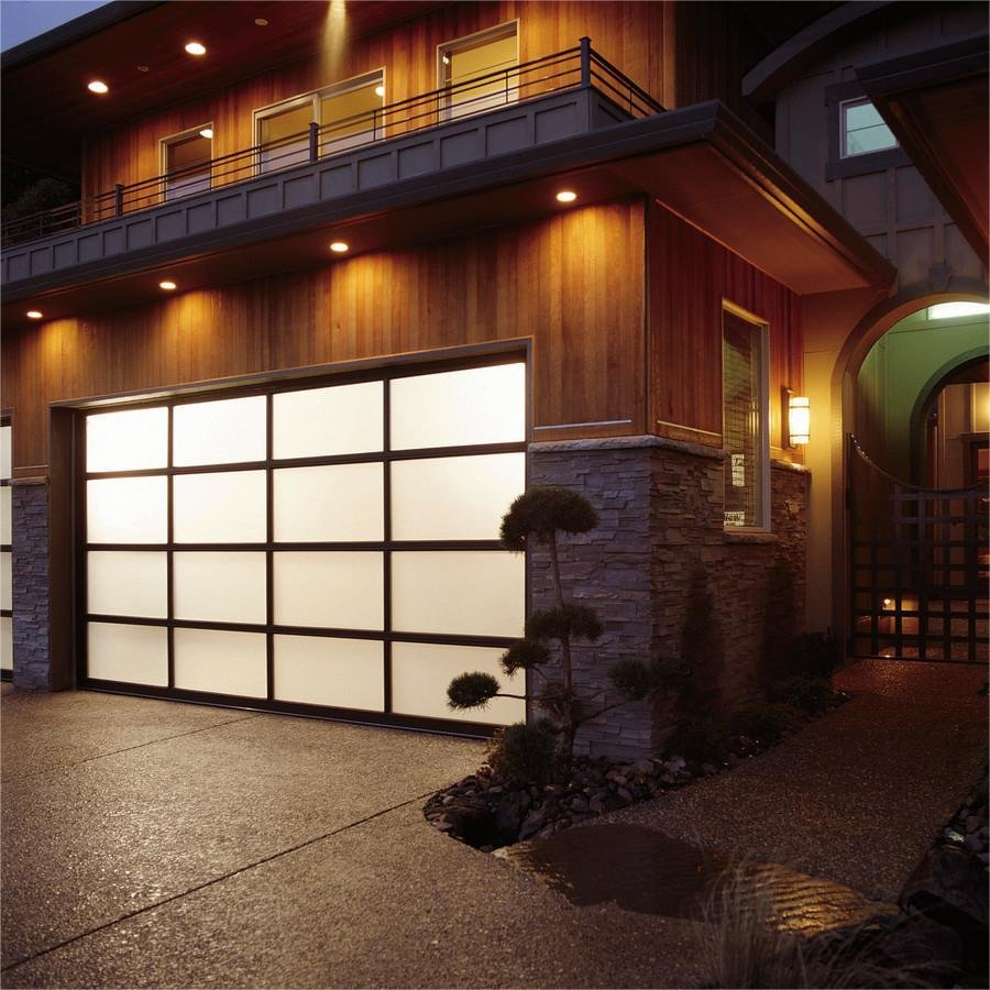 Cbmmart Custom Modern High Quality Sectional Full View Aluminum Glass Garage Door