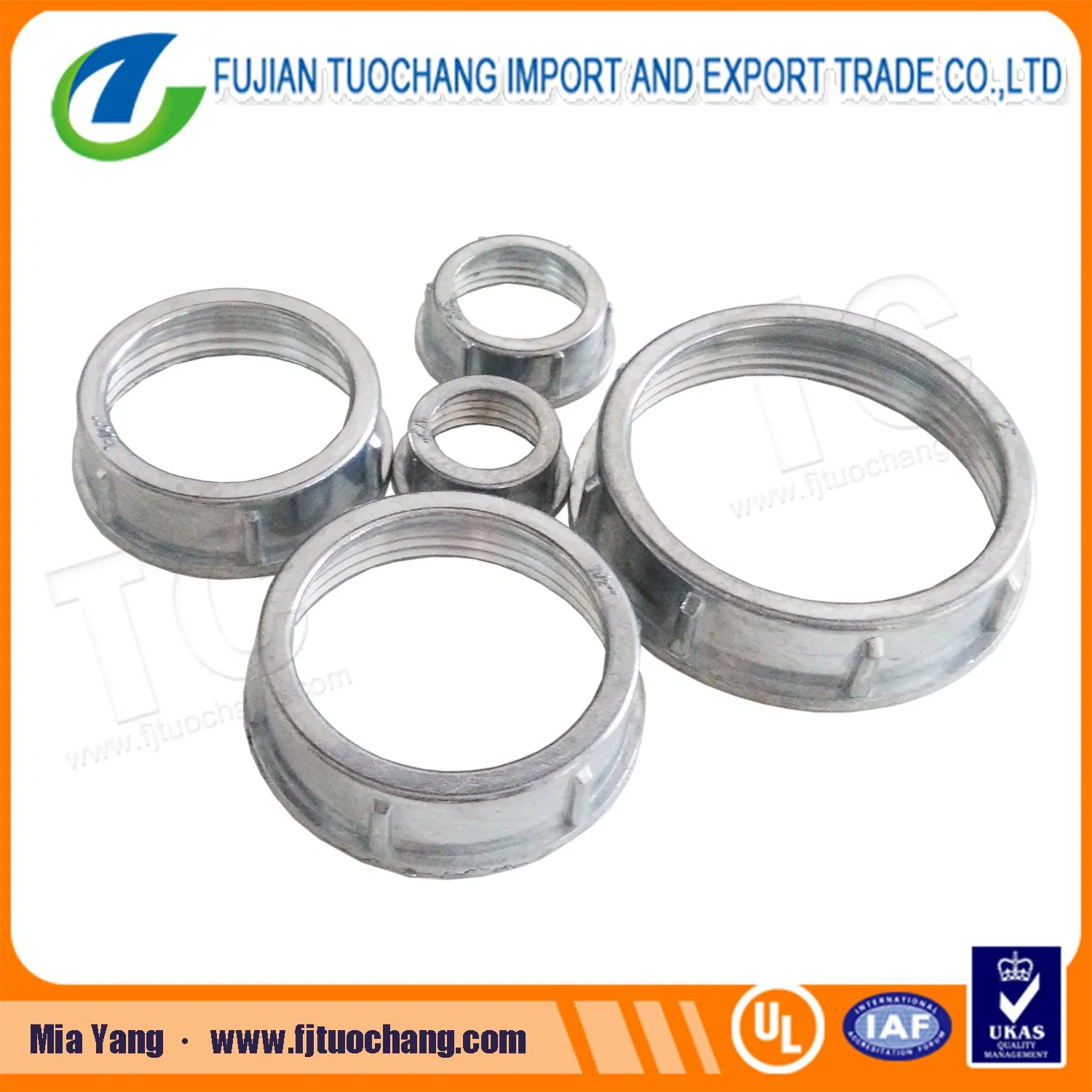 UL Standard Zinc Die Cast Rigid Conduit Bushing