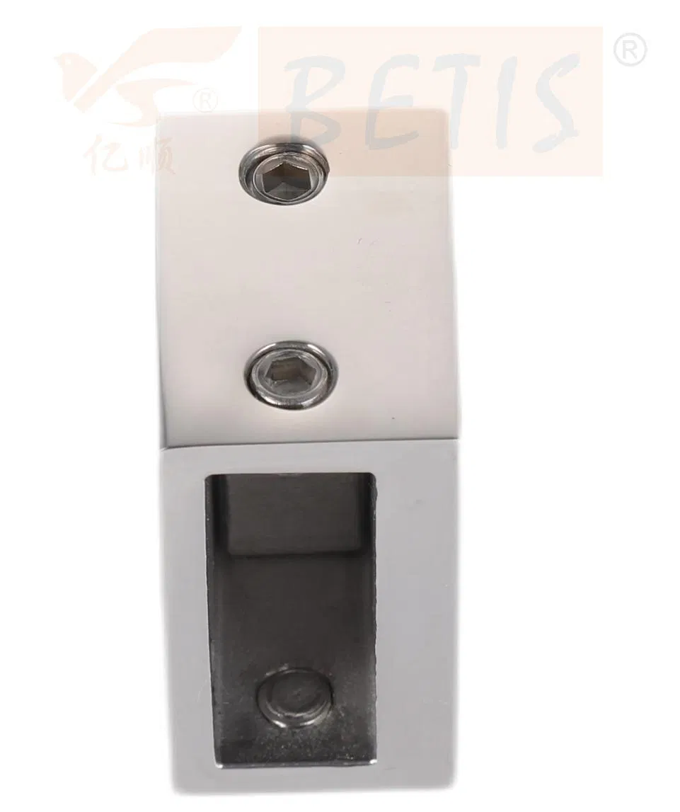 Shower-Enclosure Hardware Pipe Fitting Stainless-Steel Mirror Finish Header-Bar Bracket Holder Tube Connector