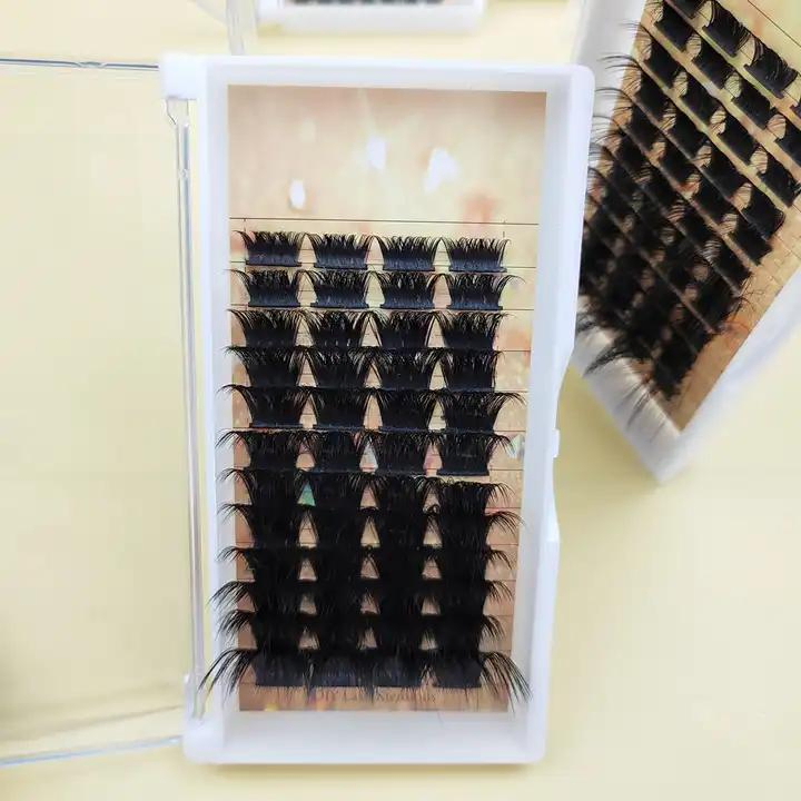 Private Label Cluster Lash Trays DIY Individuals Eyelash Extensions DIY Cluster Lashes Private Label