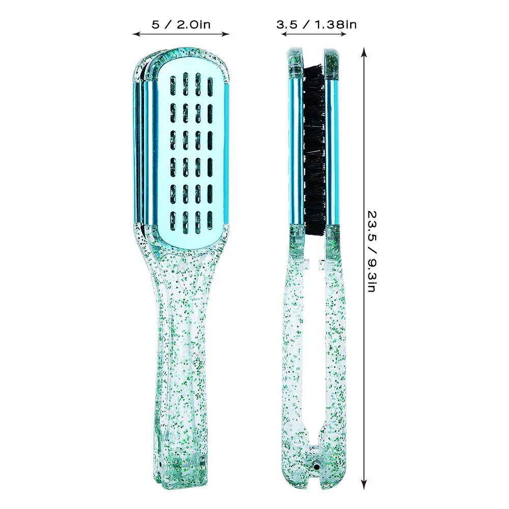 Щетка для выпрямления волос Shining Star с щетиной кабана