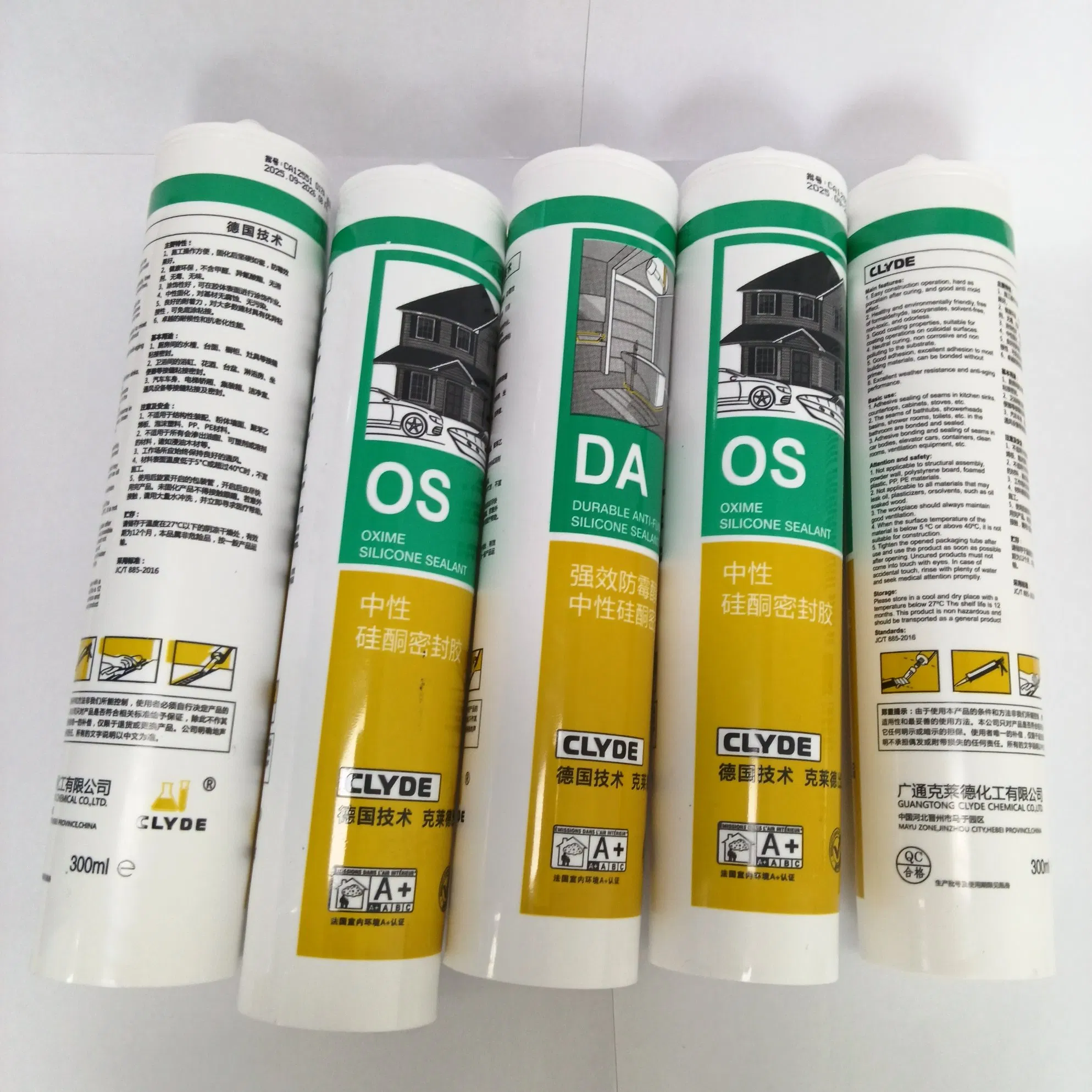 Heat Resistant Frostresistant Gap Filler Silicone Sealant
