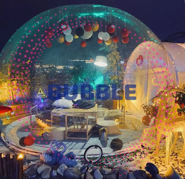 3m PC Non-Inflatable Bubble House Single Bedroom Outdoor Cafe Children's Room a Good Place for Leisure Time