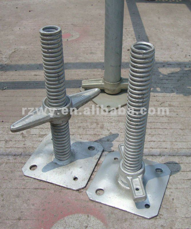 Steel Galvanized Scaffolding Adjustable Jack Base for Scaffolding Construction